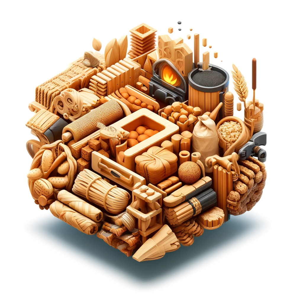 Cod CAEN 1629 Fabricarea altor produse din lemn; fabricarea articolelor din pluta, paie si din alte materiale vegetale împletite